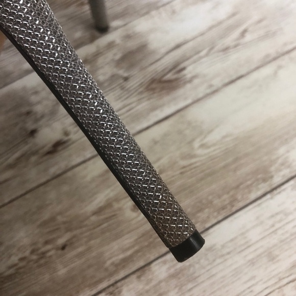 Badgley Mischka Ponderosa Silver Peep Toe Pumps - Picture 5 of 10